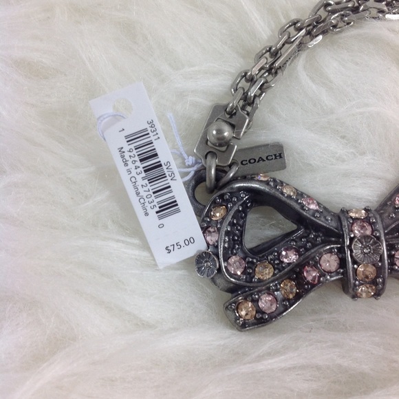 Coach X Celina Gomez metal bow hang charm - Picture 4 of 7